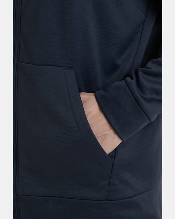 Men's Armour Fleece® Full-Zip Hoodie in Black image number 10